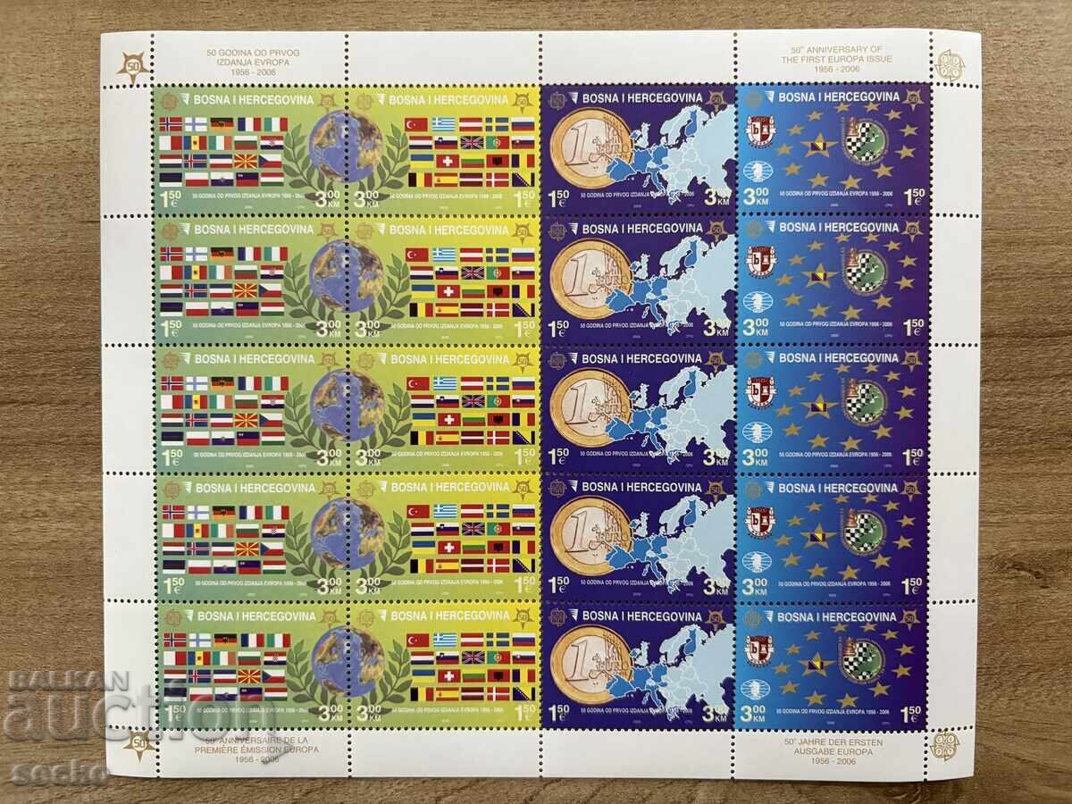 50 years of Europe - Bosnia and Herzegovina - (2005) - MNH - Sheet 50 years of Europe - Bosnia and Herzegovina - (2005) - MNH - Sheet