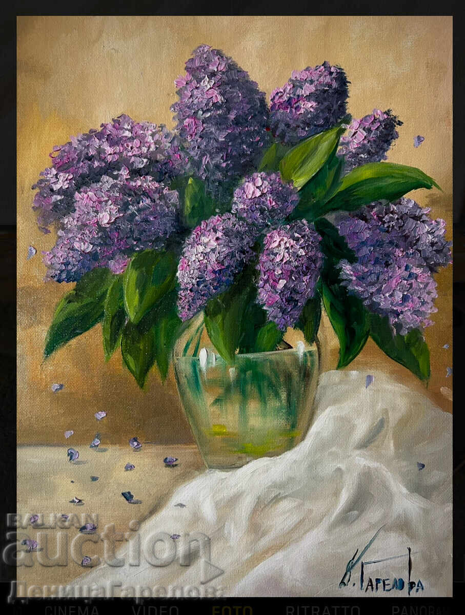 Denitsa Garelova ελαιογραφία 30/40 "Lilac Time"