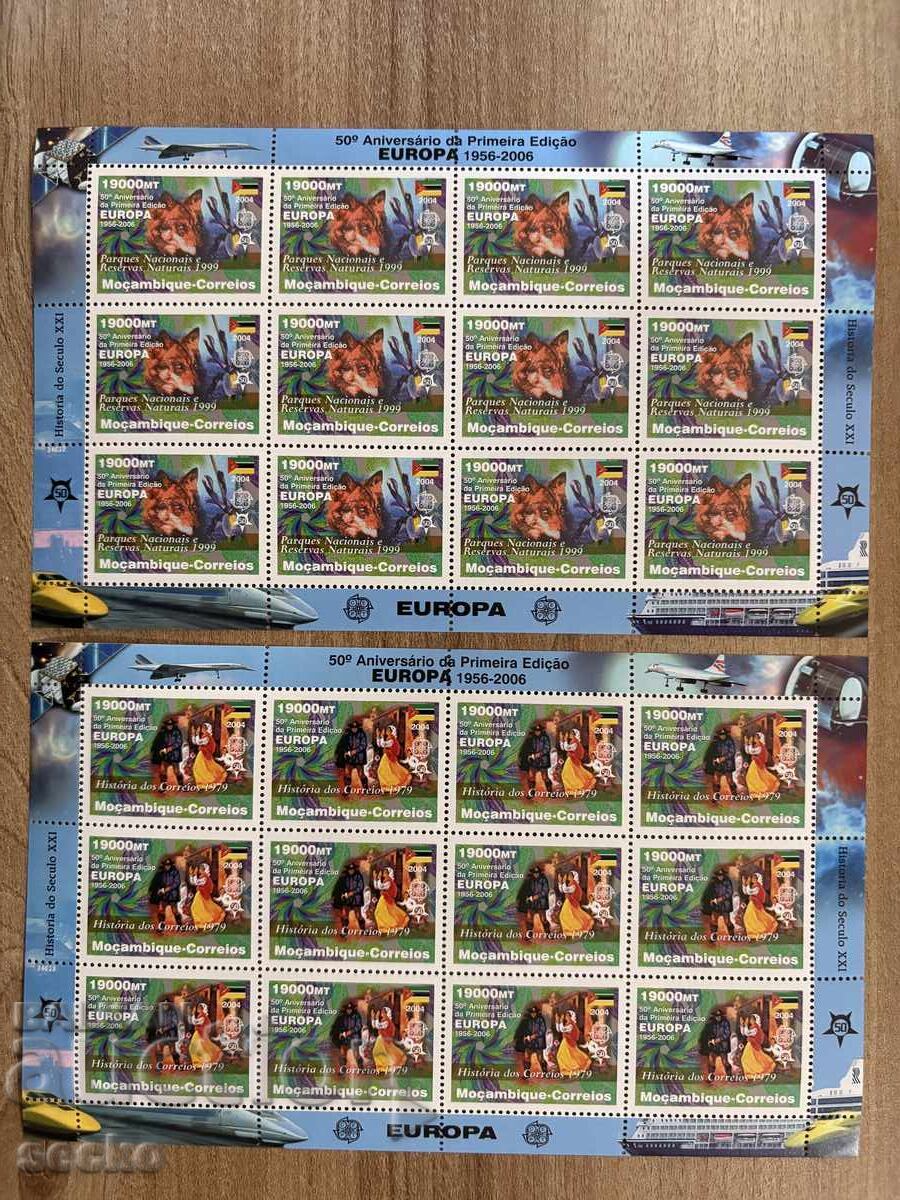50 years of Europe - Mozambique - (2006) - MNH - 12 sheets - 5