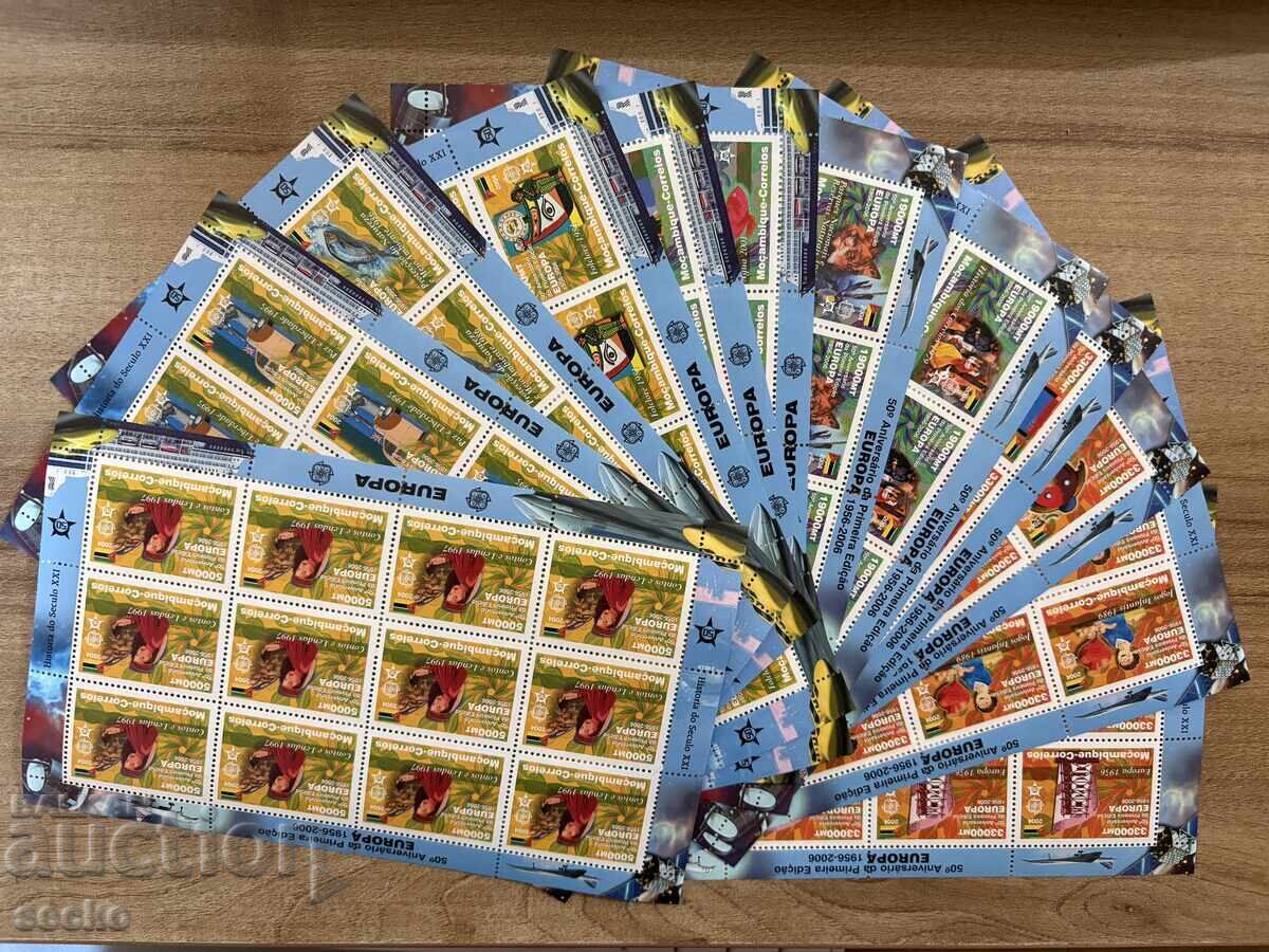 50 years of Europe - Mozambique - (2006) - MNH - 12 sheets