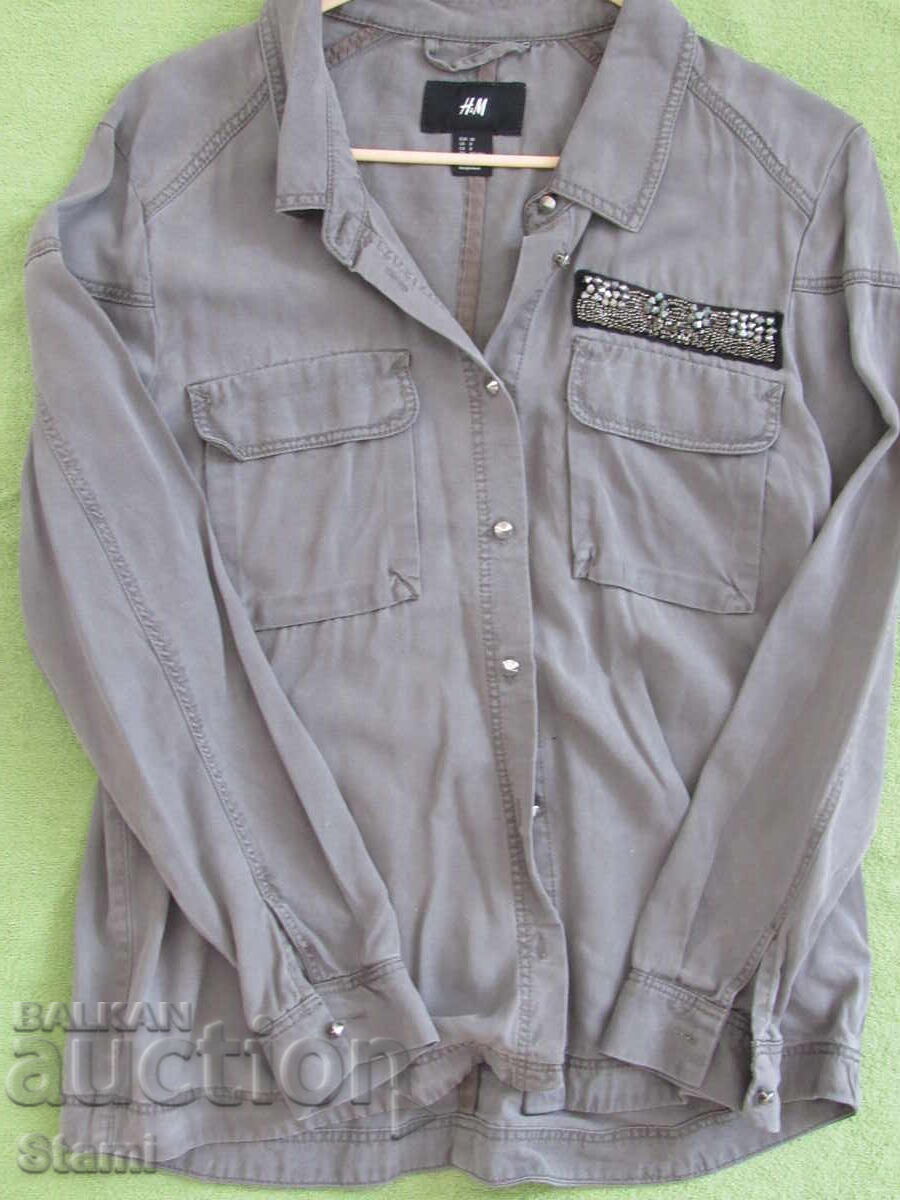 Women's blouse petrol color H&M size 38 - 7 Women's blouse petrol color H&M size 38 - 7