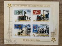 50 de ani de Europa - Cuba (2005) - MNH - Bloc, imperforat