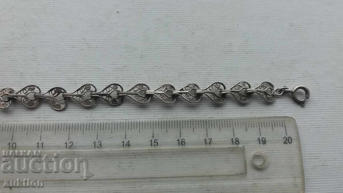 Licitație BRATARA FILIGRANA DE ARGINT
