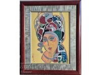 Zhaneta Stoycheva 1935–2013 Madonna 1969 mixed media