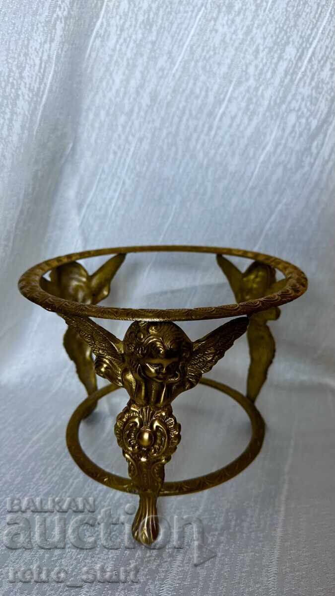 Auction Antique brass stand Auction Antique brass stand