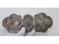 Rare silver Renaissance buckle, buckles - forged 19th century