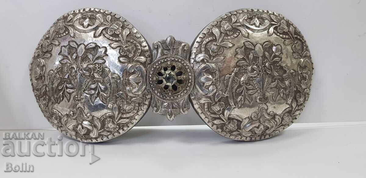 Auction  Rare forged silver Renaissance buckle, buckles Panagyurishte