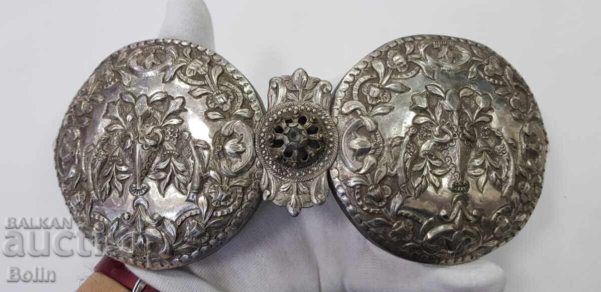 Rare forged silver Renaissance buckle, buckles Panagyurishte