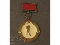 1953 republican championship hockey medal