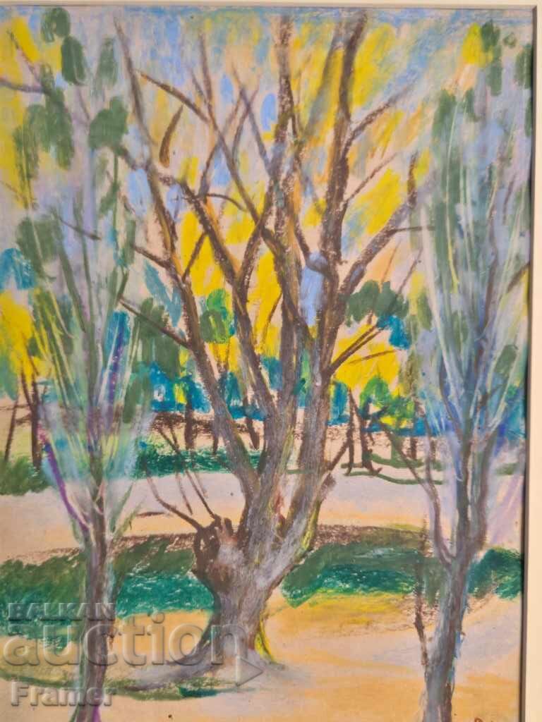 Dimitar Valkanov 1907-1997 Landscape Forest 1970s - 6 Dimitar Valkanov 1907-1997 Landscape Forest 1970s - 6