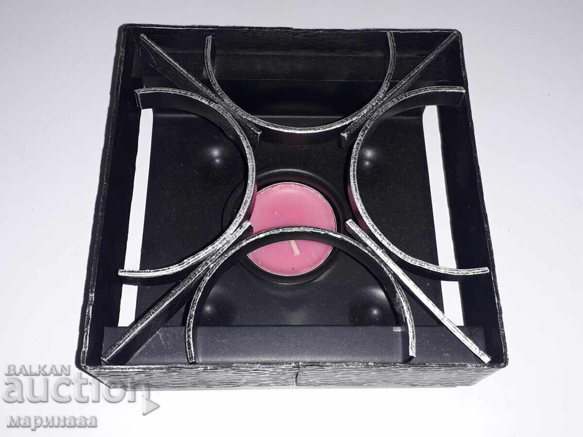 SOLID METAL CANDLEHOLDER-BOTTLE - 6 SOLID METAL CANDLEHOLDER-BOTTLE - 6