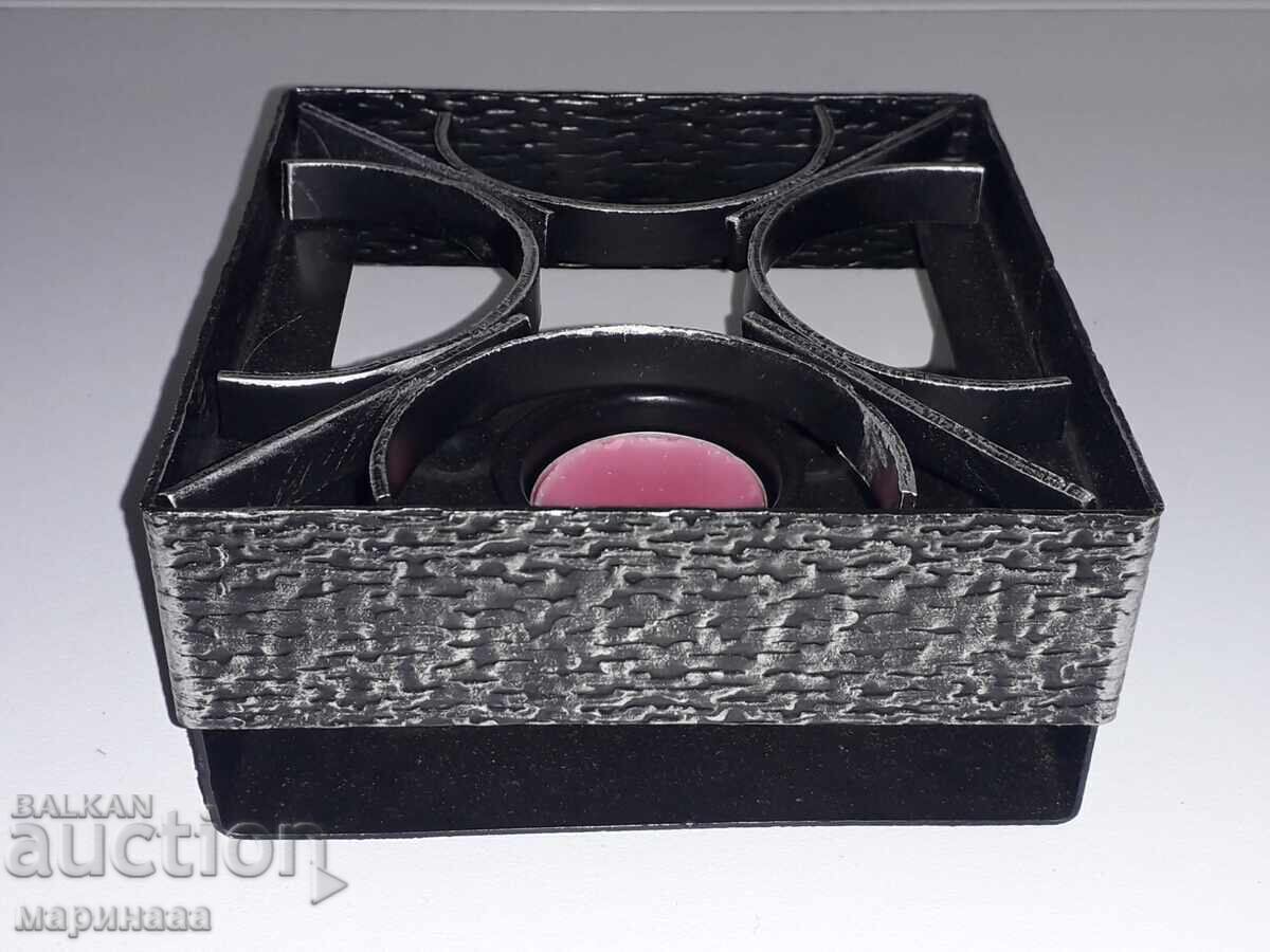 SOLID METAL CANDLEHOLDER-BOTTLE SOLID METAL CANDLEHOLDER-BOTTLE