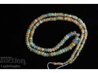 Ethiopian opal necklace 35.8ct 40cm drilled beads #3