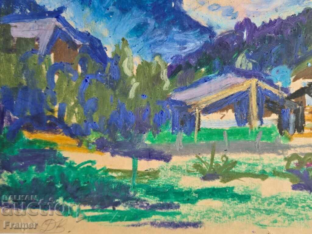 Auction  Dimitar Valkanov 1907-1997 Landscape Tyrol Alps 1976