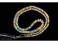 Ethiopian opal necklace 34.5ct 40cm drilled beads #4