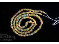 Ethiopian opal necklace 31.8ct 40cm drilled beads #5