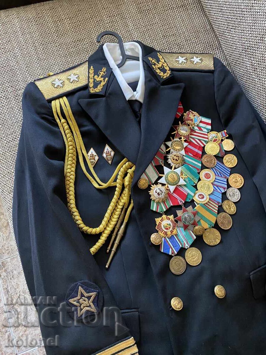 Parade socialist uniform of a vice admiral