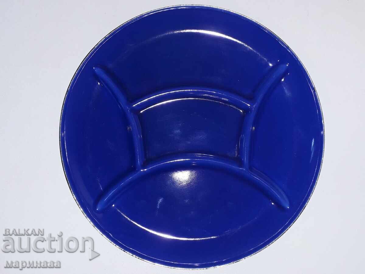 METAL CU SMALT. PLACĂ MASSIVE VINTAGE. GERMANIA METAL CU SMALT. PLACĂ MASSIVE VINTAGE. GERMANIA