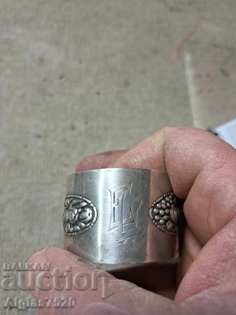 Livrarea Suport pentru servetele argintiu/ proba 800/