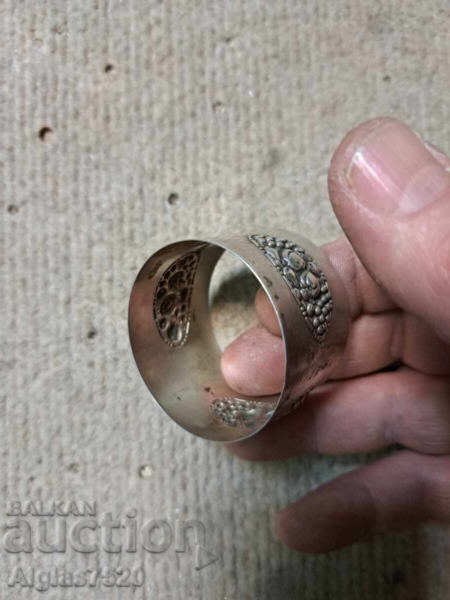 Suport pentru servetele argintiu/ proba 800/