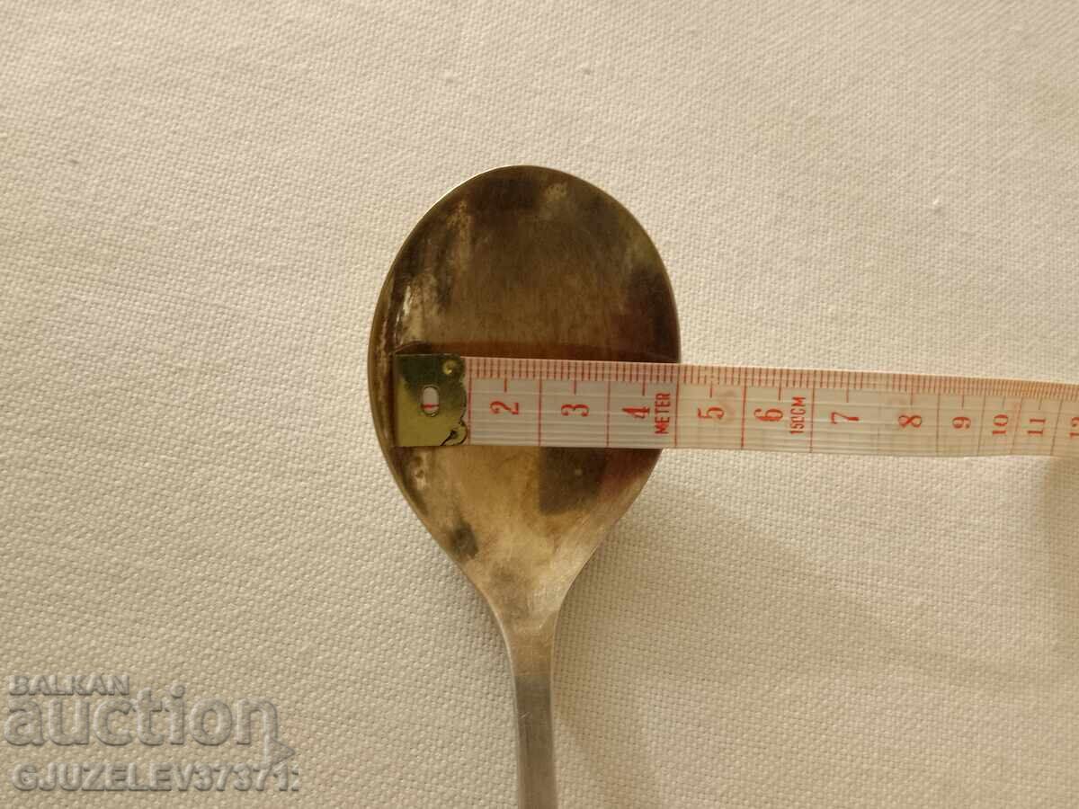 Auction USSR Spoons made of nickel silver and gilding Auction USSR Spoons made of nickel silver and gilding