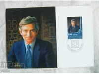 Maximum Liechtenstein Card - Prince Hans Adam II, 1982