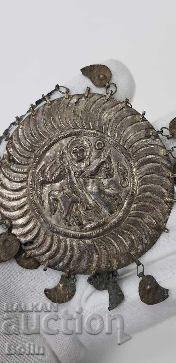 Early rare forged Renaissance St. George's tepelak 19th century with price 390.00 BGN | € 199.40 Early rare forged Renaissance St. George's tepelak 19th century with price 390.00 BGN | € 199.40