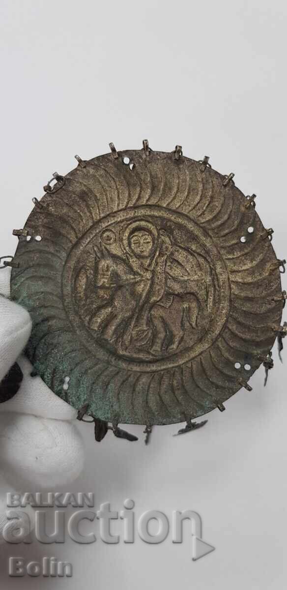 Delivery of Early rare forged Renaissance St. George's tepelak 19th century Delivery of Early rare forged Renaissance St. George's tepelak 19th century