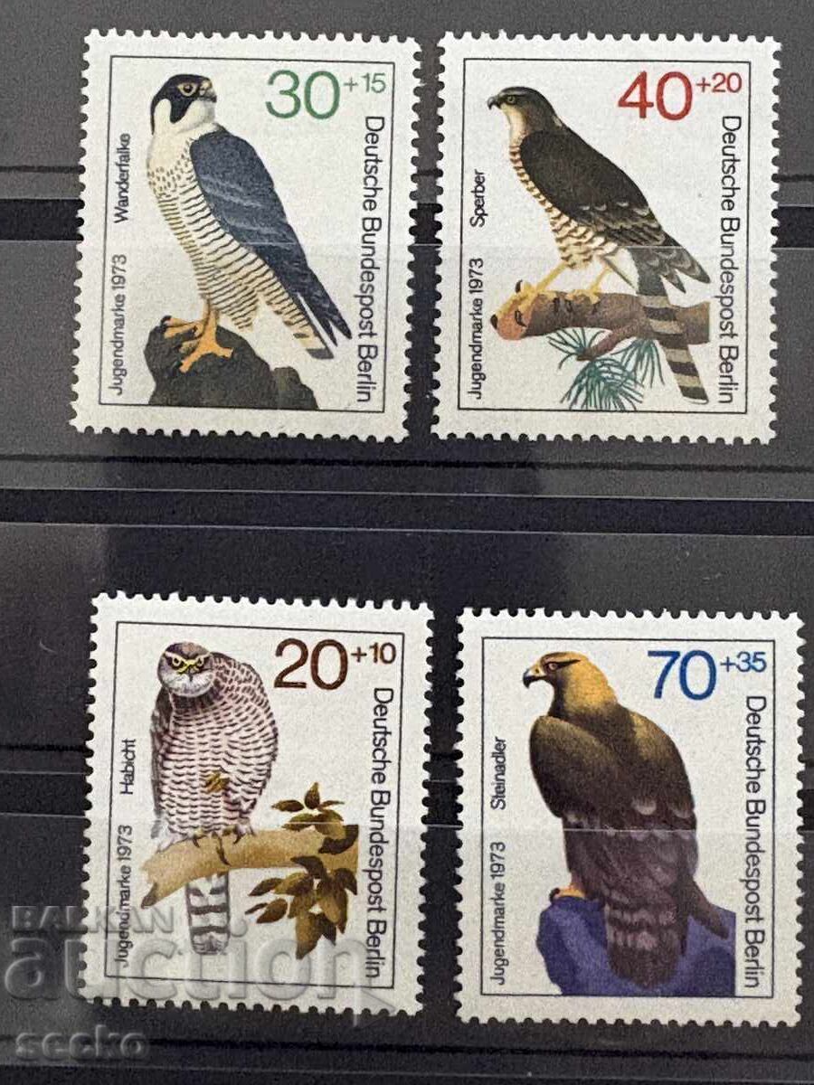 Berlin - Animale pe cale de dispariție - Păsări de pradă (1973) - MNH