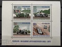 FRG/FRG-Berlin - 50 years AVUS competition (1971) - MNH