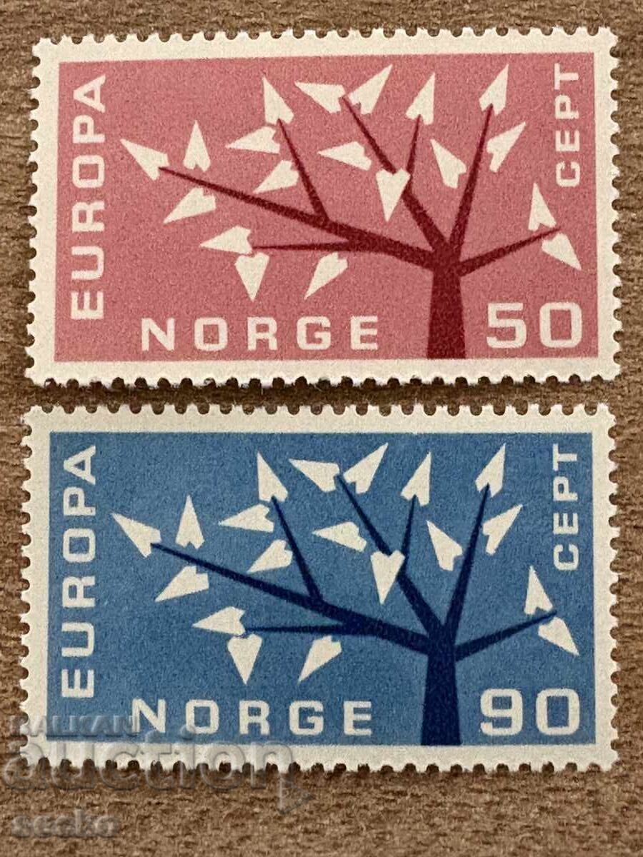 Norvegia - Timbre Europa/Europa CEPT (1962) - MNH