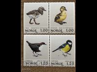 Norway - Birds (1980) - MNH - 2 pairs