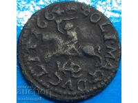 Polonia 1 solid 1664 Ioan al II-lea Casimir „Boratinka” Lituania SL