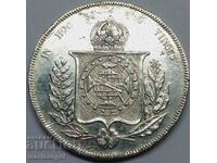 Brazilia 1686 1000 Reis Petrus II argint