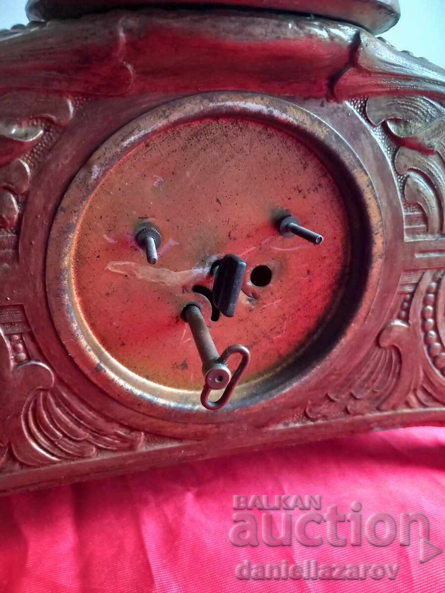 Ceas baroc vechi de masă mare de pe cămin - 6 Ceas baroc vechi de masă mare de pe cămin - 6