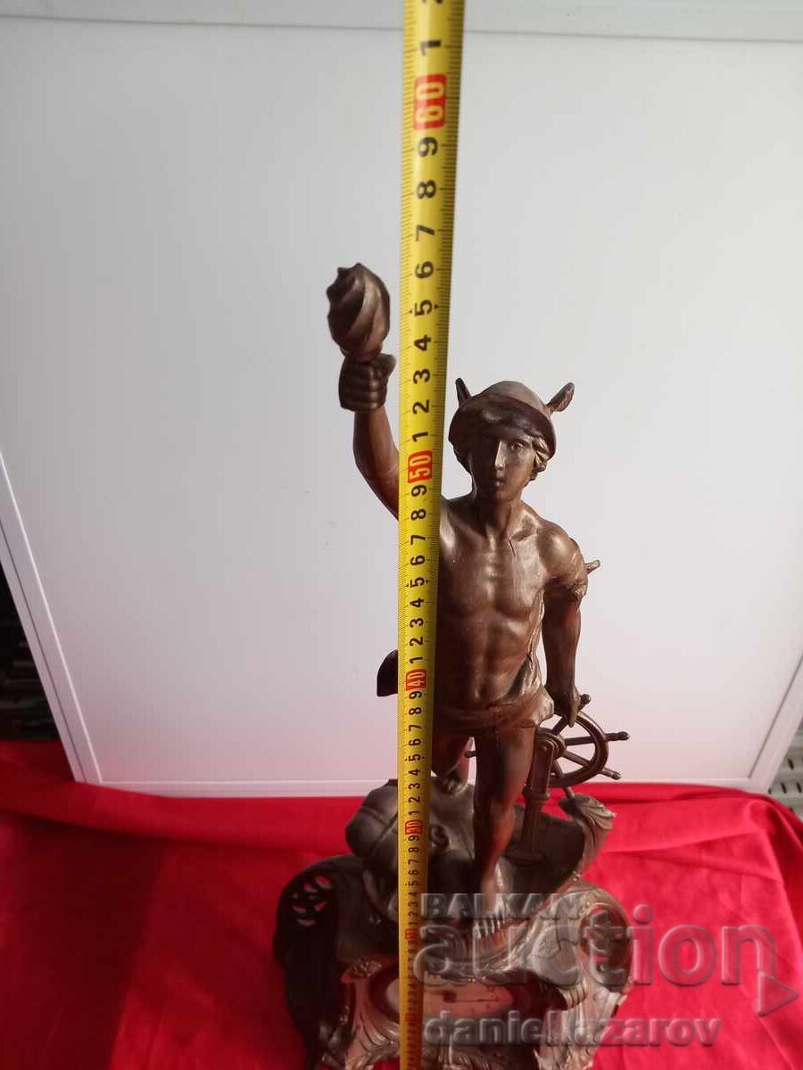 Ceas baroc vechi de masă mare de pe cămin - 7 Ceas baroc vechi de masă mare de pe cămin - 7