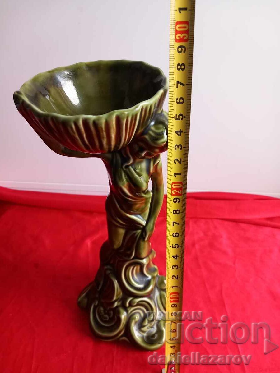 Old English Porcelain Figurine "Lady with Basket" - 6 Old English Porcelain Figurine "Lady with Basket" - 6