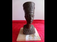 Ancient Egyptian Massive Bronze Statuette NEFERTITI