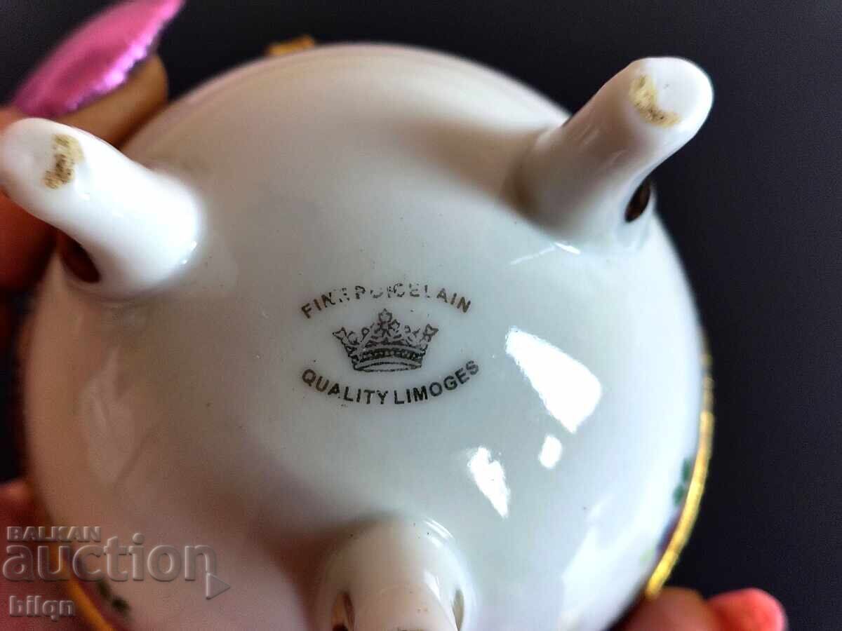 Πορσελάνινο Αυγό-Κοσμηματοκιβώτιο-Λιμόζ - 5