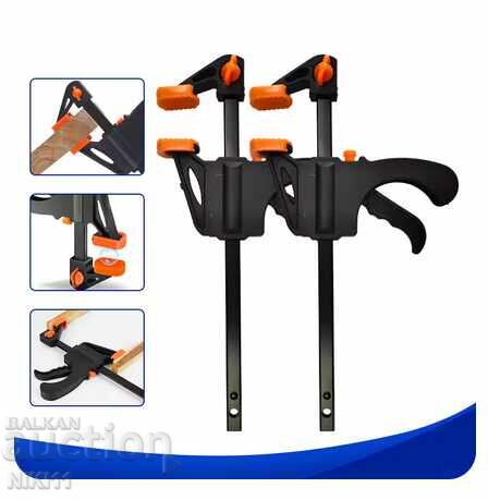 2 pcs. Quick clamps 20 cm. clamp for wood, metal, clamp