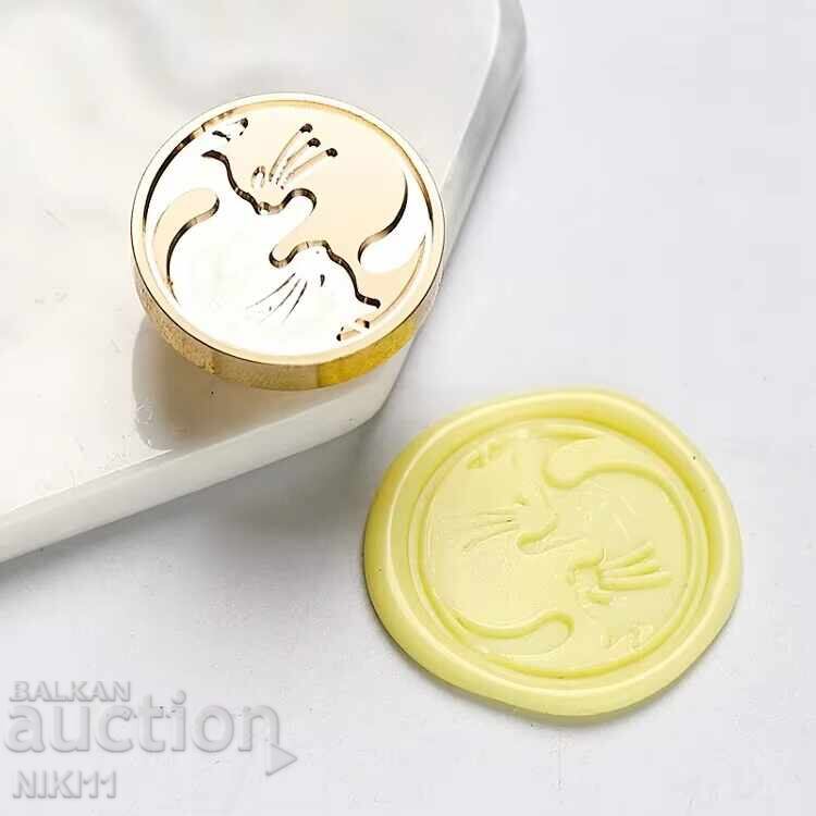 Κερί φώκιας Γάτα Σετ: φώκια, κουτάλι και κερί, γατάκι με τιμή 25.00 BGN | € 12.78