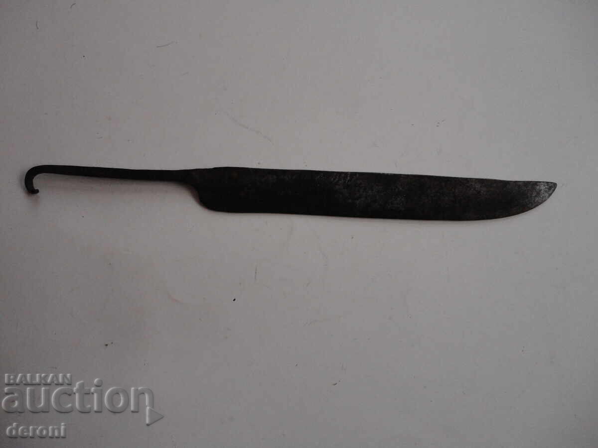 Auction Antique forged shepherd's knife Auction Antique forged shepherd's knife