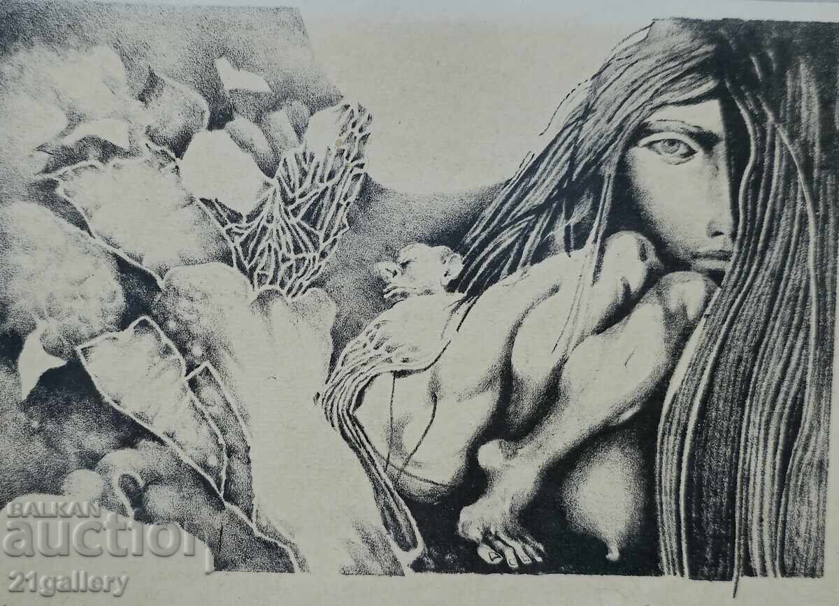 Stoyan Stoyanov - Flow (1941 - 2004) abstract composition - 6 Stoyan Stoyanov - Flow (1941 - 2004) abstract composition - 6