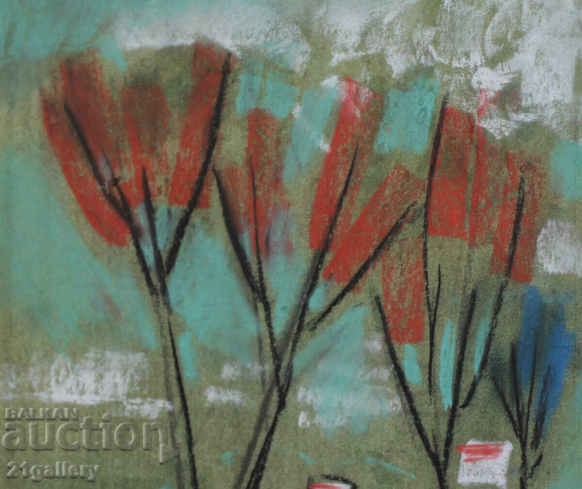 Παράδοση Krasimir Doichev (1961-) παστέλ σχέδιο τοπίων Παράδοση Krasimir Doichev (1961-) παστέλ σχέδιο τοπίων