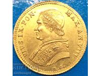 Vatican 1 Escudo 1854 Gold Pius IX Ρώμη