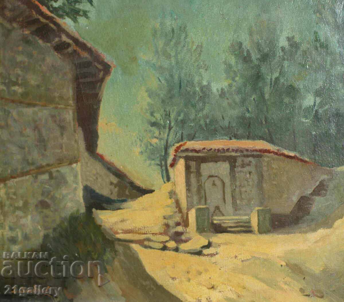 Doncho Vladkov Oil paintings landscape signed with price 400.00 BGN | € 204.52 Doncho Vladkov Oil paintings landscape signed with price 400.00 BGN | € 204.52