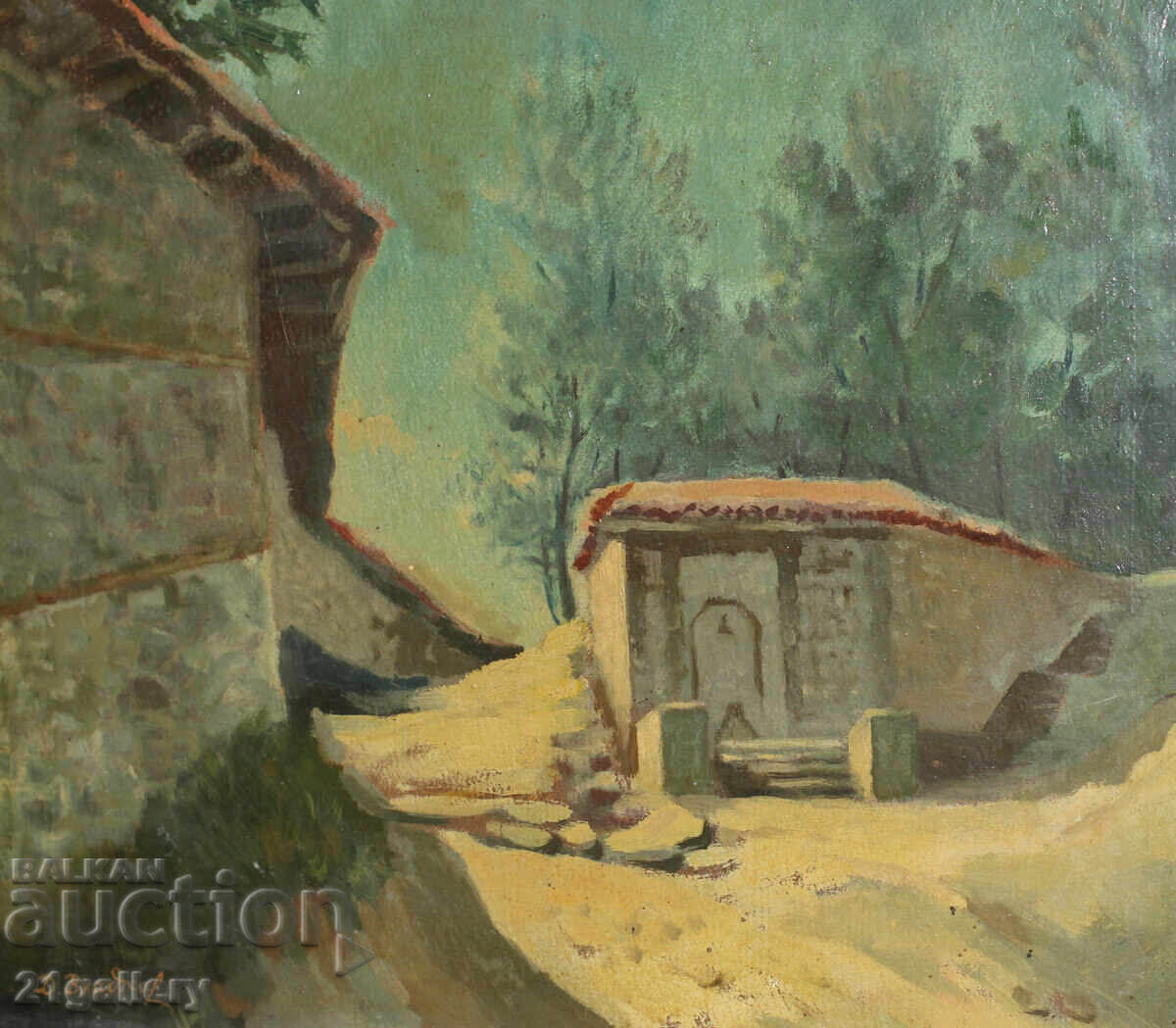 Delivery of Doncho Vladkov Oil paintings landscape signed Delivery of Doncho Vladkov Oil paintings landscape signed