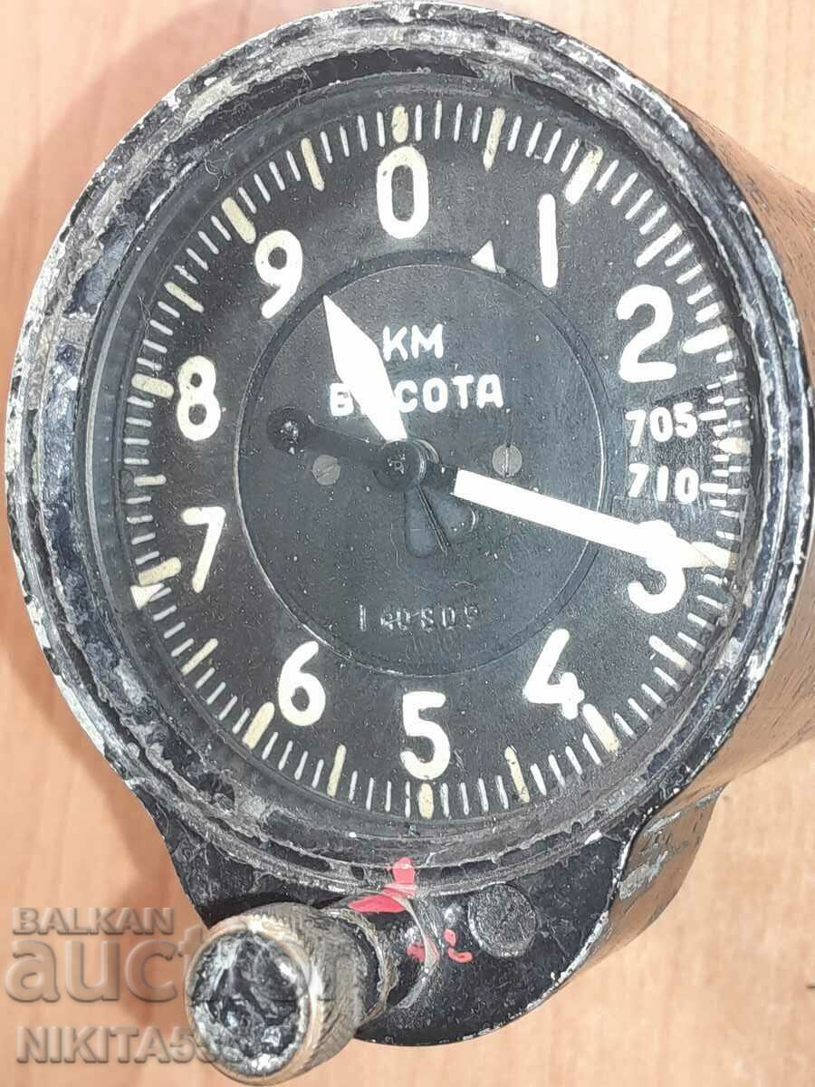 Auction Aviation barometric altimeter, altimeter VD-10 Auction Aviation barometric altimeter, altimeter VD-10
