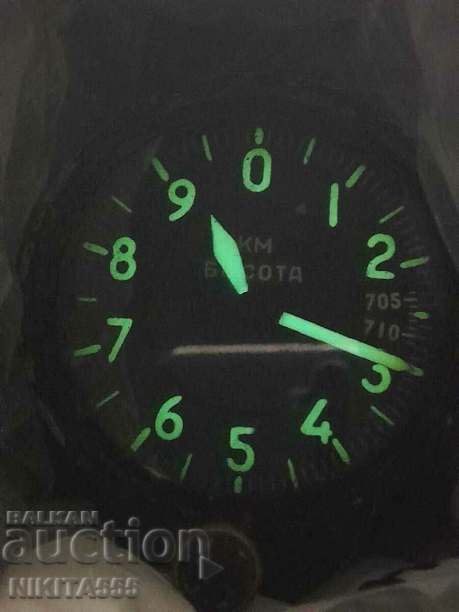Aviation barometric altimeter, altimeter VD-10 - 5 Aviation barometric altimeter, altimeter VD-10 - 5