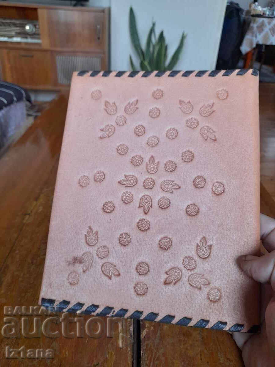 Old leather folder - 5 Old leather folder - 5